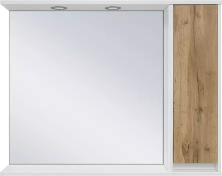 Зеркало-шкаф Misty Адриана 90 R, с подсветкой П-Адр03090-01П