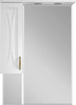 Зеркало-шкаф Misty Амбра 80 L П-Амб0280-0322ЯЛ