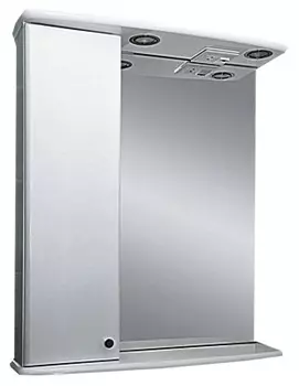 Зеркало-шкаф Misty Астра 55 белый L Э-Аст04055-01СвЛ