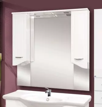 Зеркало-шкаф Misty Дрея 105 Э-Дре02105-01Св