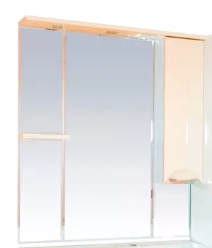 Зеркало-шкаф Misty Кристи 90 бежевый R П-Кри02090-031СвП