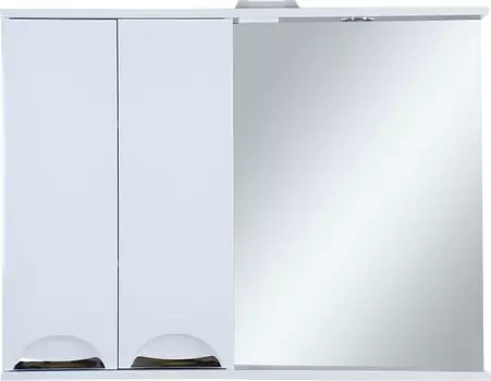 Зеркало-шкаф Misty Куба 105 L, с подсветкой П-Куб-01105-011Л