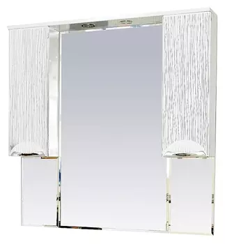 Зеркало-шкаф Misty Лорд 105 белый П-Лрд04105-012Св