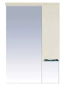 Зеркало-шкаф Misty Петра 65 бежевый R П-Пет04065-031СвП