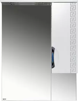 Зеркало-шкаф Misty Престиж 70 R серебряная патина Э-Прсж02070-014ПСбп