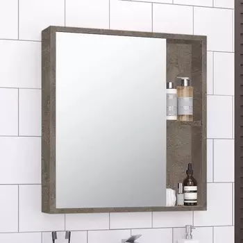 Зеркало-шкаф Runo Эко 52 железный камень 00-00001324