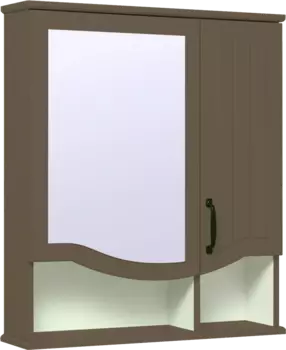 Зеркало-шкаф Runo Марсель 65 бежевое 00-00001220