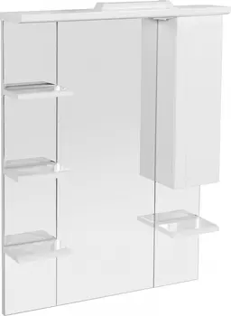 Зеркало-шкаф Rush Fiji 85 белый глянец FIM18085W