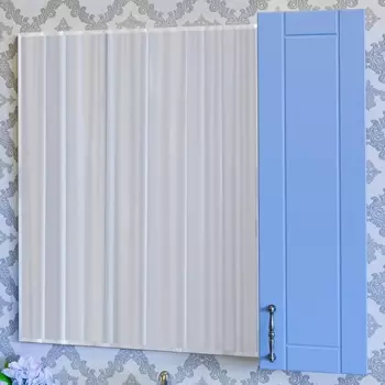 Зеркало-шкаф Sanflor Глория 65 R, голубой С000005687