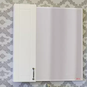 Зеркало-шкаф Sanflor Глория 85 L, белый С000005758