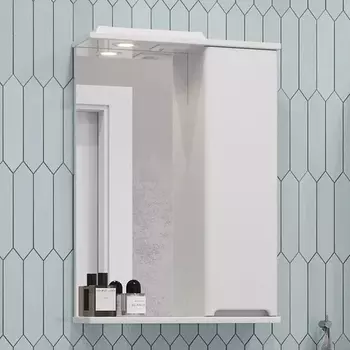 Зеркало-шкаф Sanstar Адель 50 белое 406.1-2.4.1.