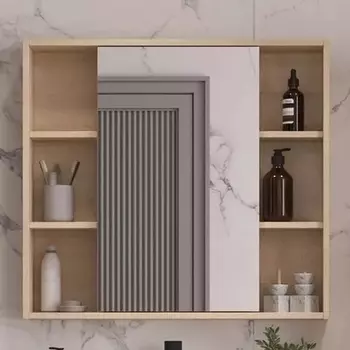 Зеркало-шкаф Sanstar Тоскана 80 дуб сонома светлый 410.1-2.4.1.