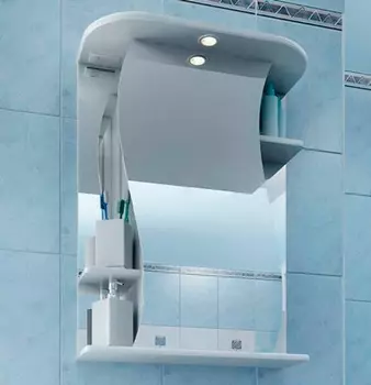 Зеркало-шкаф СанТа Лира 55 свет 101053