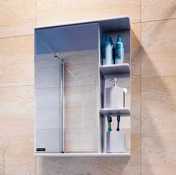 Зеркало-шкаф СанТа Ника 50 фацет L 101084