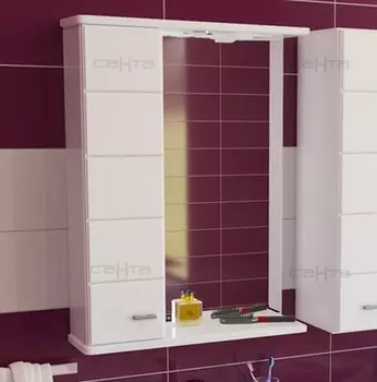Зеркало-шкаф СанТа Омега 60 L 107003