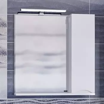 Зеркало-шкаф СанТа Сатурн 70 со светильником 700274