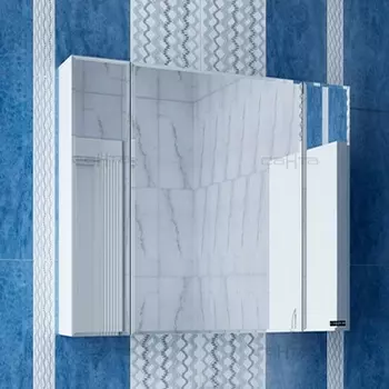 Зеркало-шкаф СанТа Стандарт 80 фацет 113010