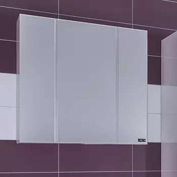 Зеркало-шкаф СанТа Стандарт 90 фацет 113017