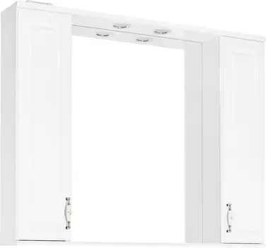 Зеркало-шкаф Style Line Олеандр-2 100/С Люкс, белый ЛС-00000583