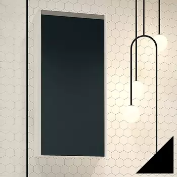 Зеркало-шкаф Velvex Klaufs 40 черное zsKLA.40-217