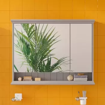 Зеркало-шкаф VitrA Valarte 80 серый матовый /62232