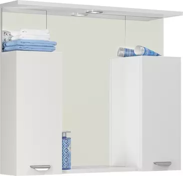 Зеркало-шкаф Vod-Ok Марко 90 белый /00002477