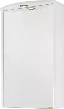 Зеркало-шкаф Vod-Ok Мона 50 L, белый /00002372
