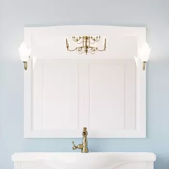 Зеркало ValenHouse Эллина 105 белое E105_ЗБ