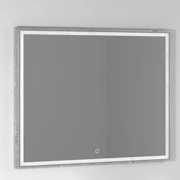 Зеркало Vod-Ok Лайт 100 горный камень, с подсветкой /9194