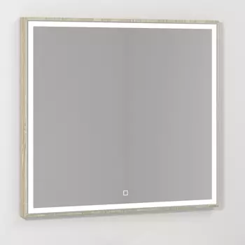 Зеркало Vod-Ok Лайт 90 ореховый дубослив, с подсветкой /9217