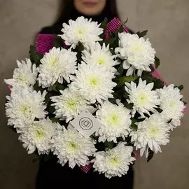 15 одноголовых хризантем