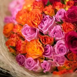 29 роз 40 см микс Premium