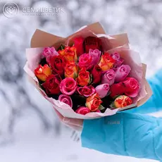 35 роз микс Standart