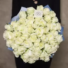 51 белая роза 40 см Premium SP