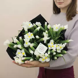 51 белый ирис