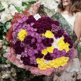 51 кустовая хризантема микс