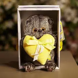 Басик Baby с сердечком (желтым) 18 см