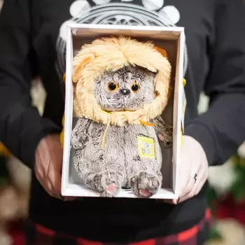 Басик Baby в шапке лев 18 см