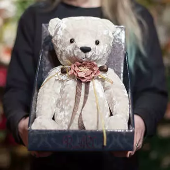 Медведь БернАрт Белый 40 см