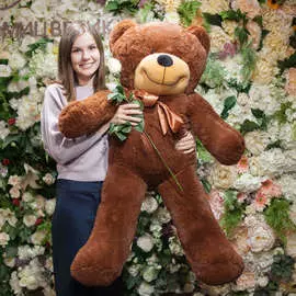 Мишка Тедди Нестор Шоколадный 120 см