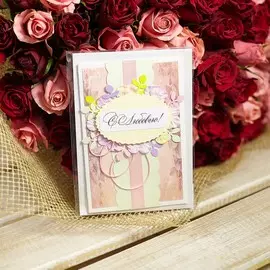 Открытка ручной работы 10*15 С любовью