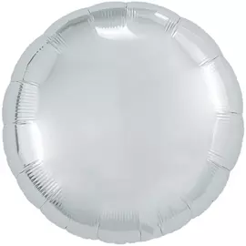 Шар металик Круг серебро