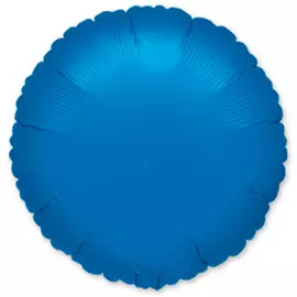 Шар металик Круг синий