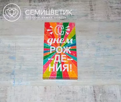 ШокоБар Шоколад "С днем рождения" 100 гр.