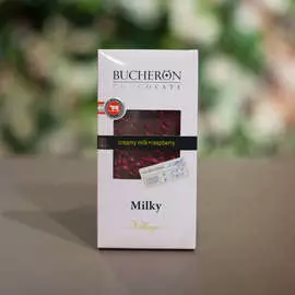 Шоколад BUCHERON с кусочками малины 100 гр.