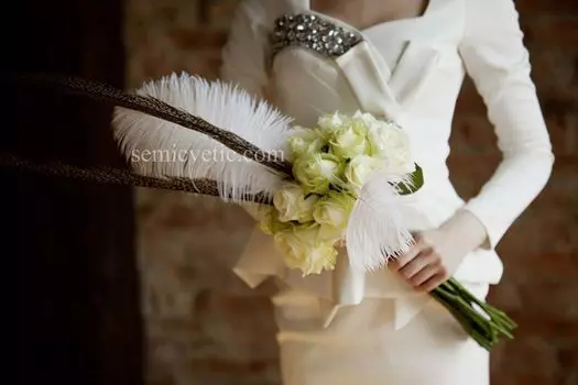 Свадебный букет из роз