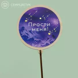 Топпер Семицветик «Прости меня»