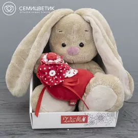 Зайка Ми с красным сердечком (малая)