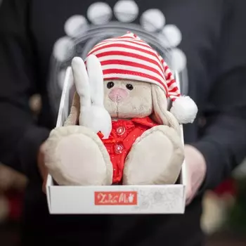 Зайка Ми в красной пижаме (малая) 18 см