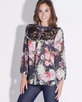 Блуза Via Veneto Пионы